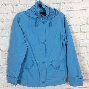 Land’s End Blue Rain Jacket Size Small 6-8